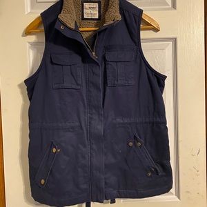 Sonoma navy blue with sherpa vest